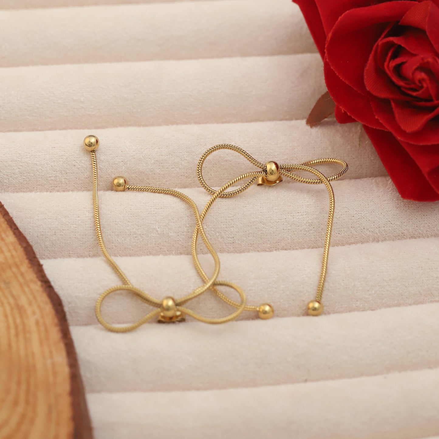 Minimalist bow earrings
