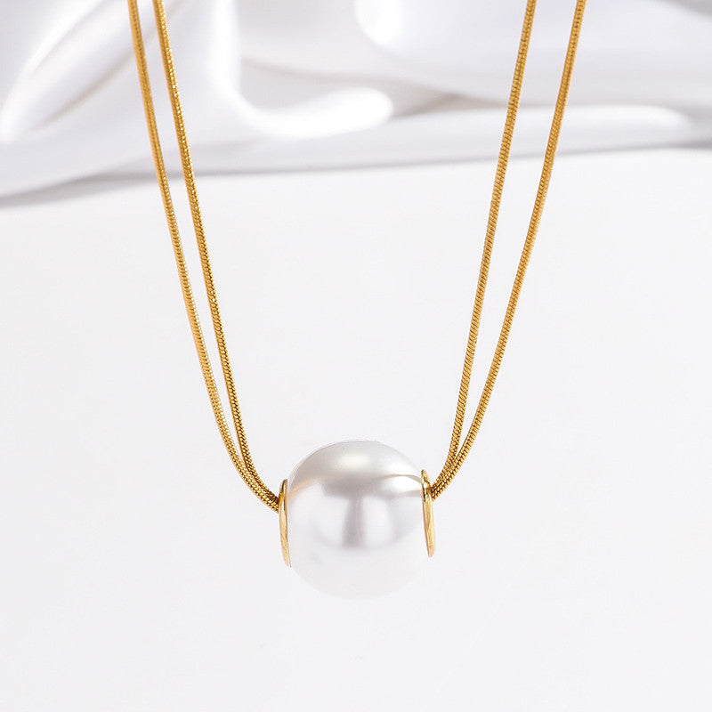 Precision pearl Necklace and earring set