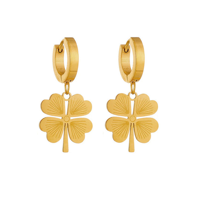 Lucky Clover Necklace and Earring set