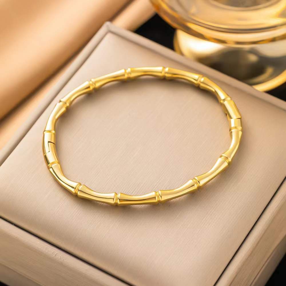 Bamboo style bracelet