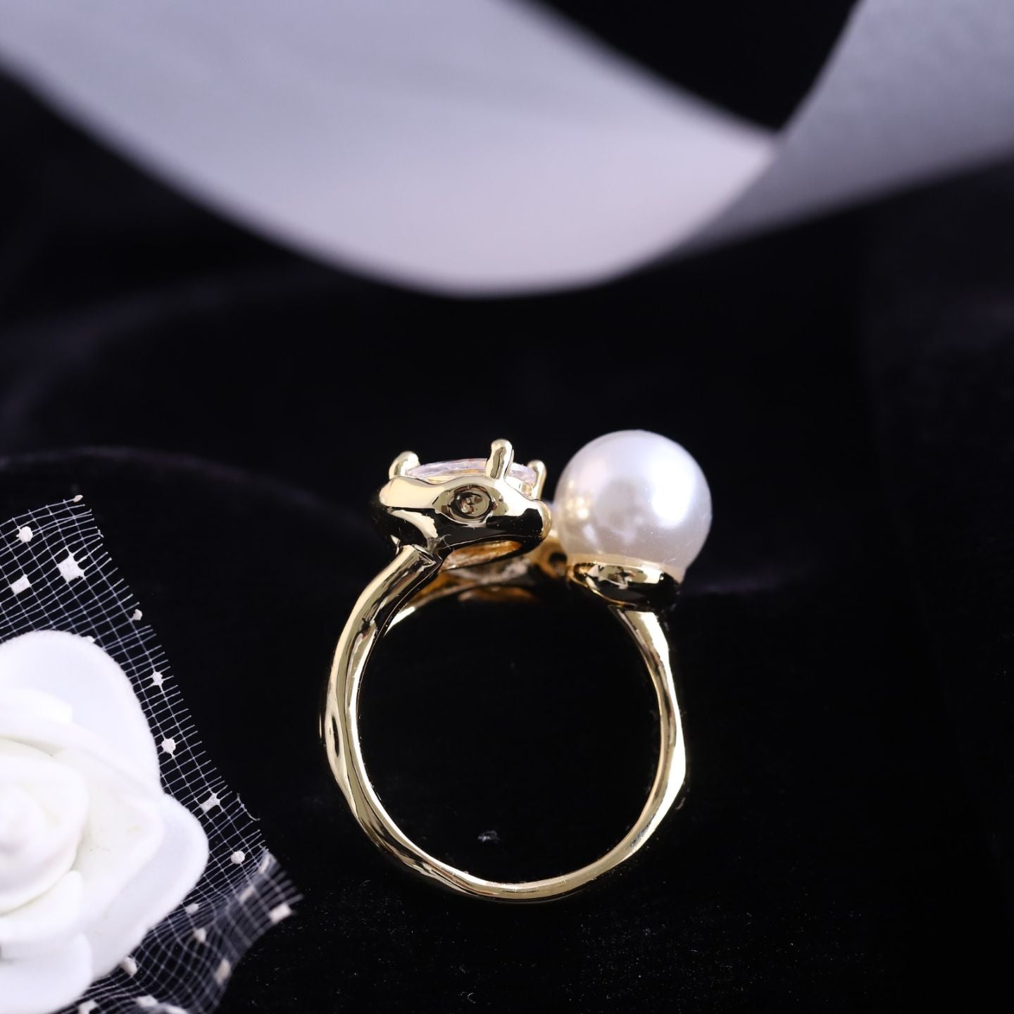 Lustre Duo: Diamond & Pearl Elegance