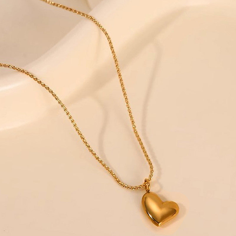 The Golden Heart Necklace Set