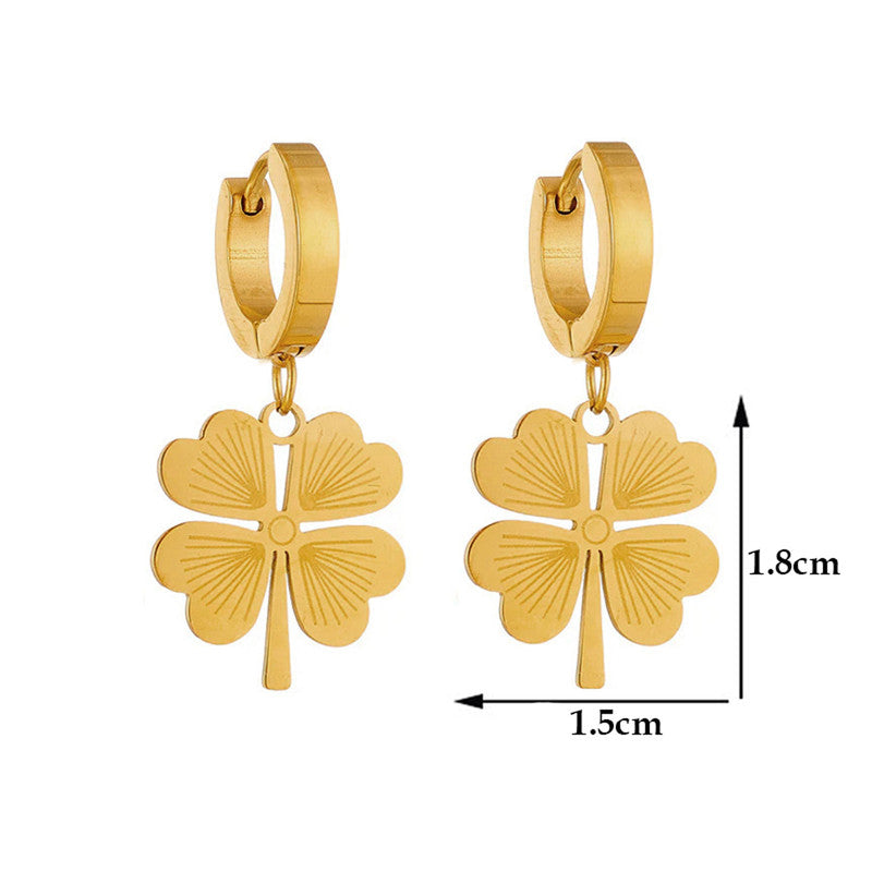 Lucky Clover Necklace and Earring set