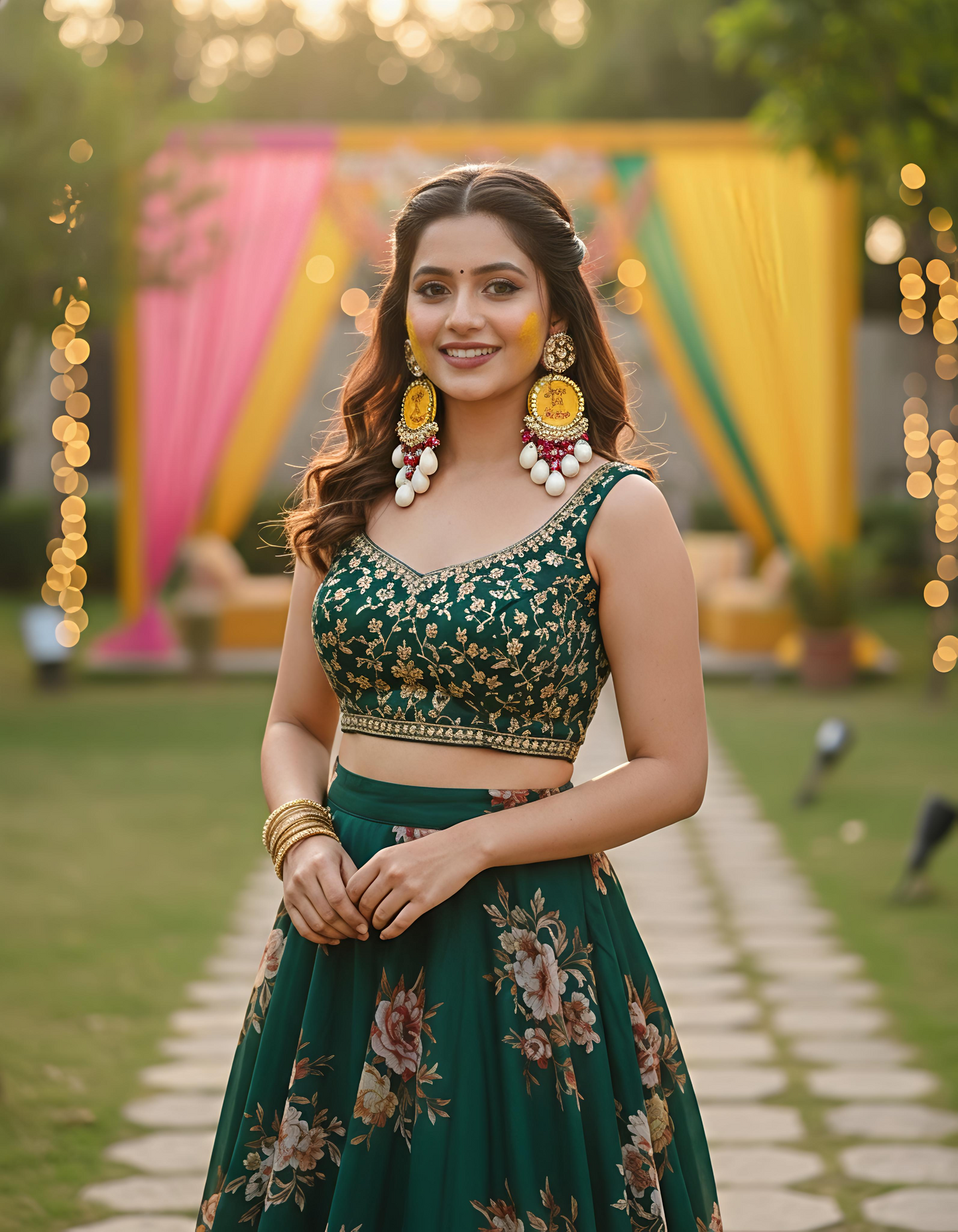 Customised Behna Earrings