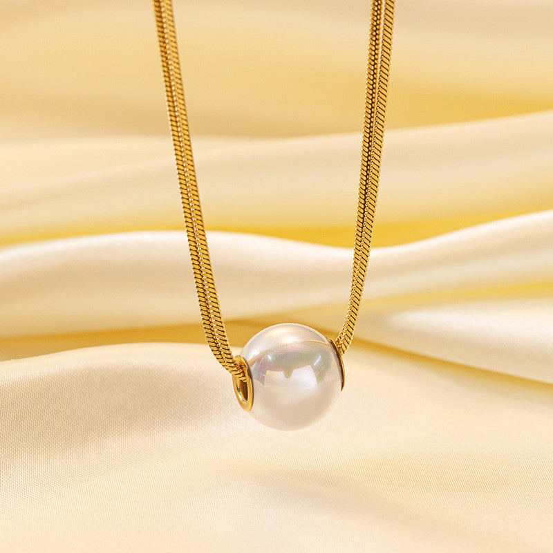Precision pearl Necklace and earring set