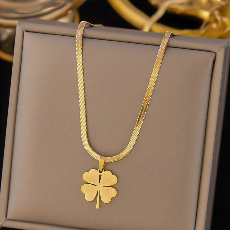 Lucky Clover Necklace and Earring set