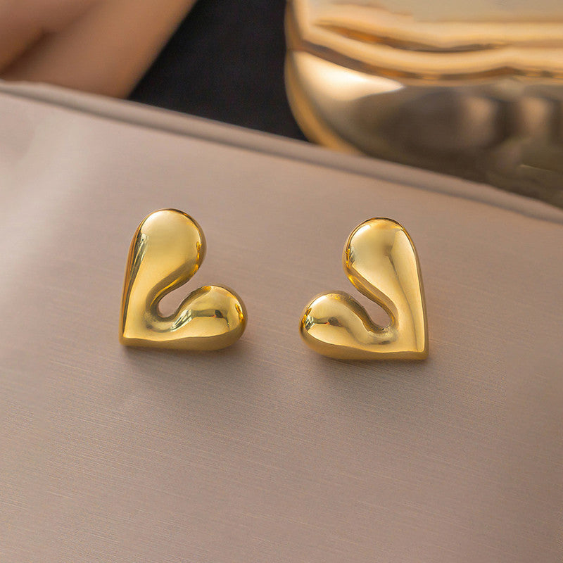 The Golden Heart Necklace Set