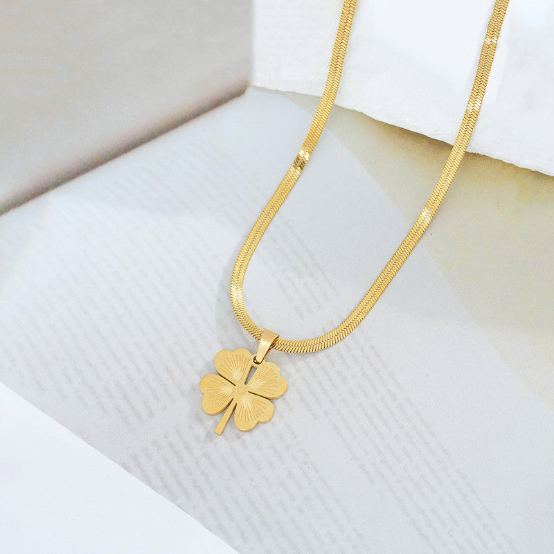 Lucky Clover Necklace and Earring set