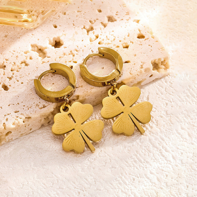 Lucky Clover Necklace and Earring set