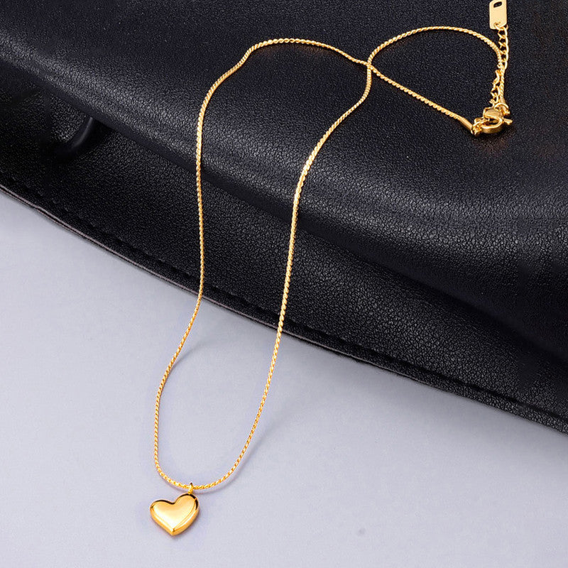 The Golden Heart Necklace Set