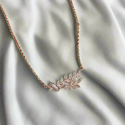 Anti-tarnish chain pendent set | 18k gold plated woman jewelry