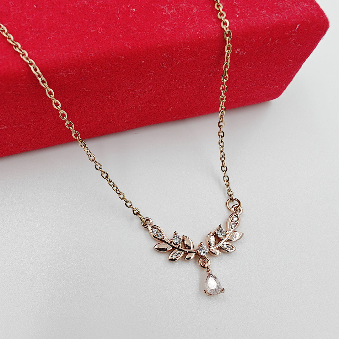 Cute pendent necklace | Rose gold Anti Tarnish Jewelry