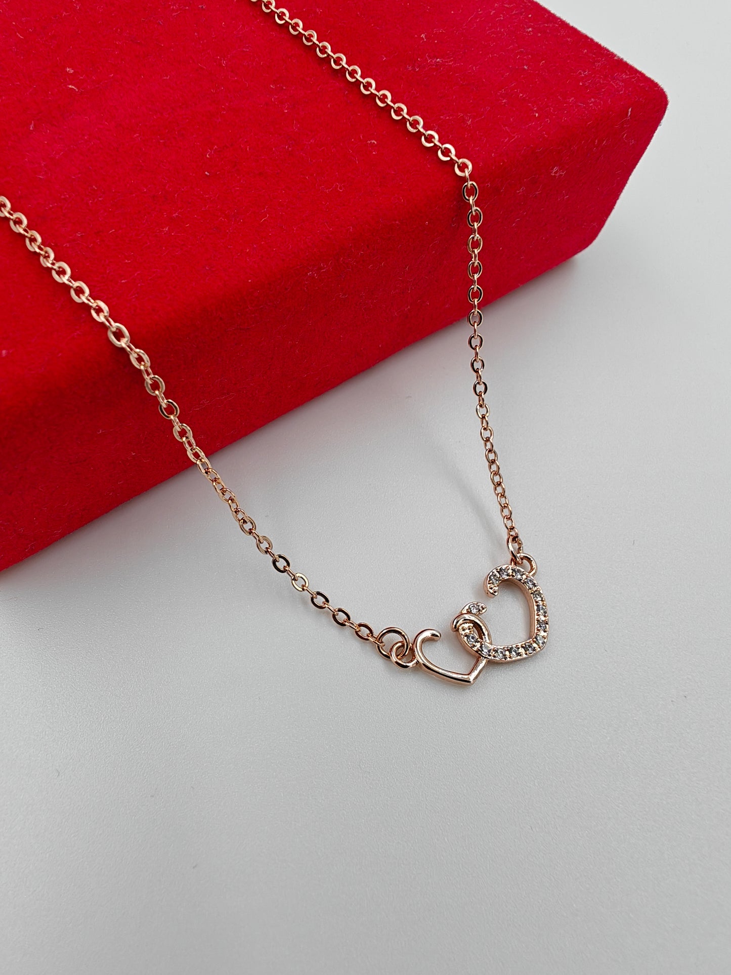 Necklace with Heart | Anti Tarnish water proof jewelry