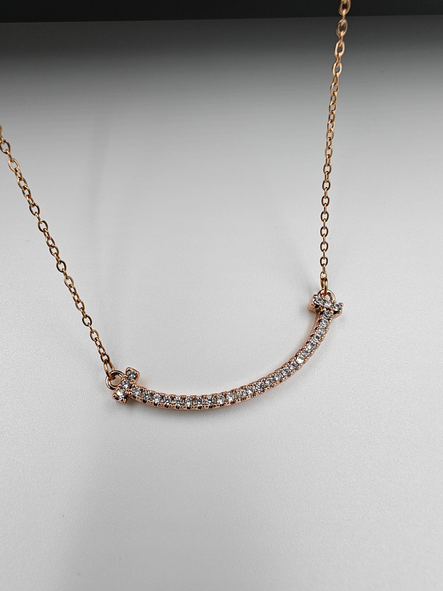 Rose gold daily wear necklace | Anti Tarnish | Water proof
