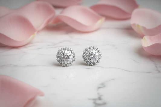 American diamond earrings