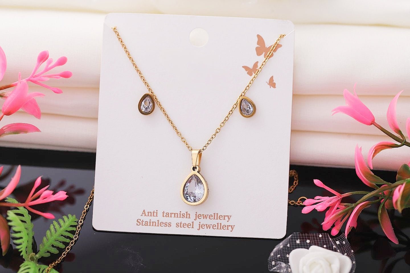 Anti tarnish necklace set - Twinkle Treasure