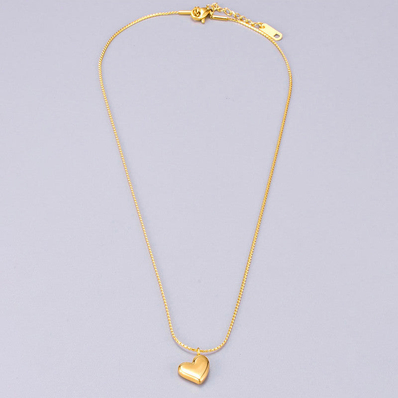 The Golden Heart Necklace Set