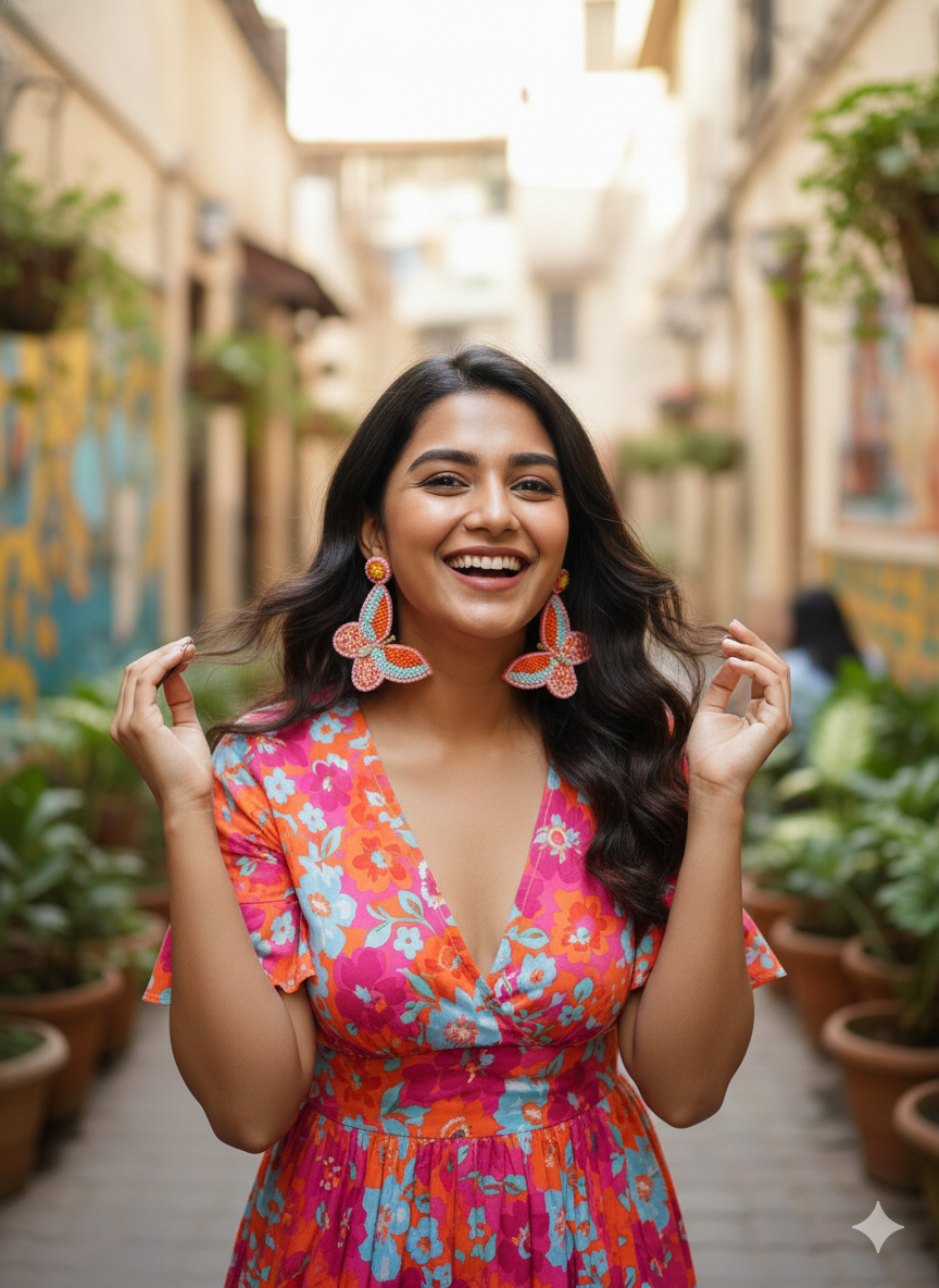 The Handcrafted Butterfly earrings