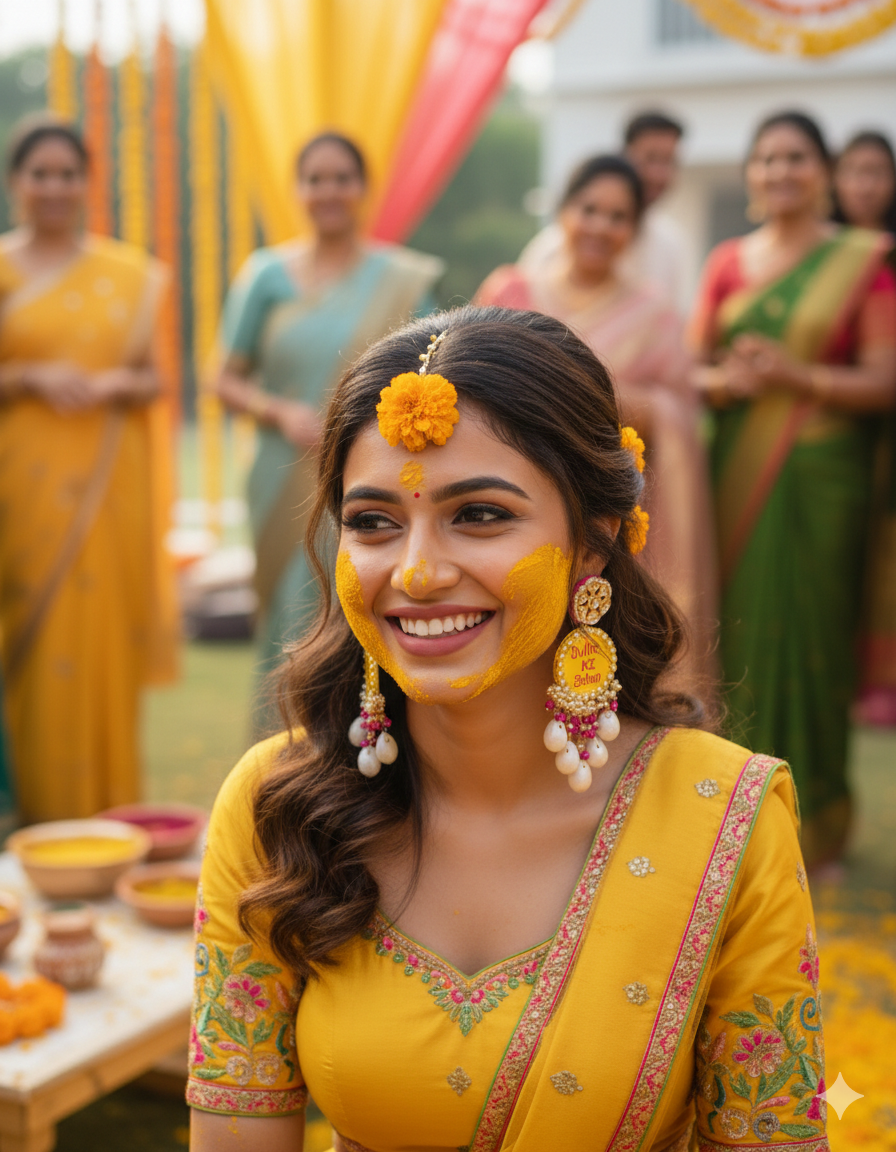 Customised Behna Earrings