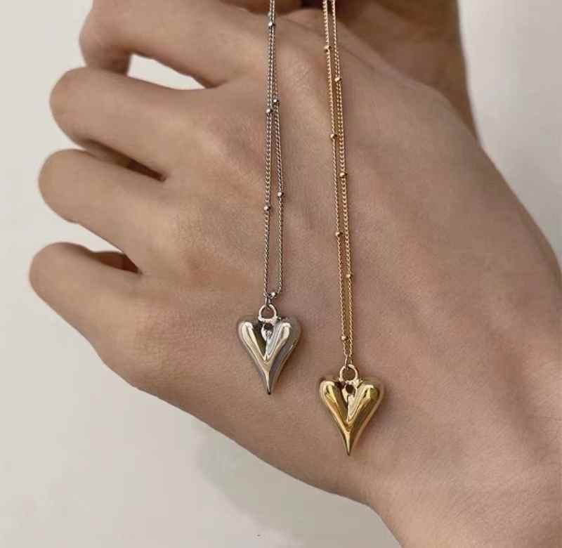 Heart Necklace| Gold plated| waterproof