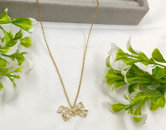 Grace Bow necklace