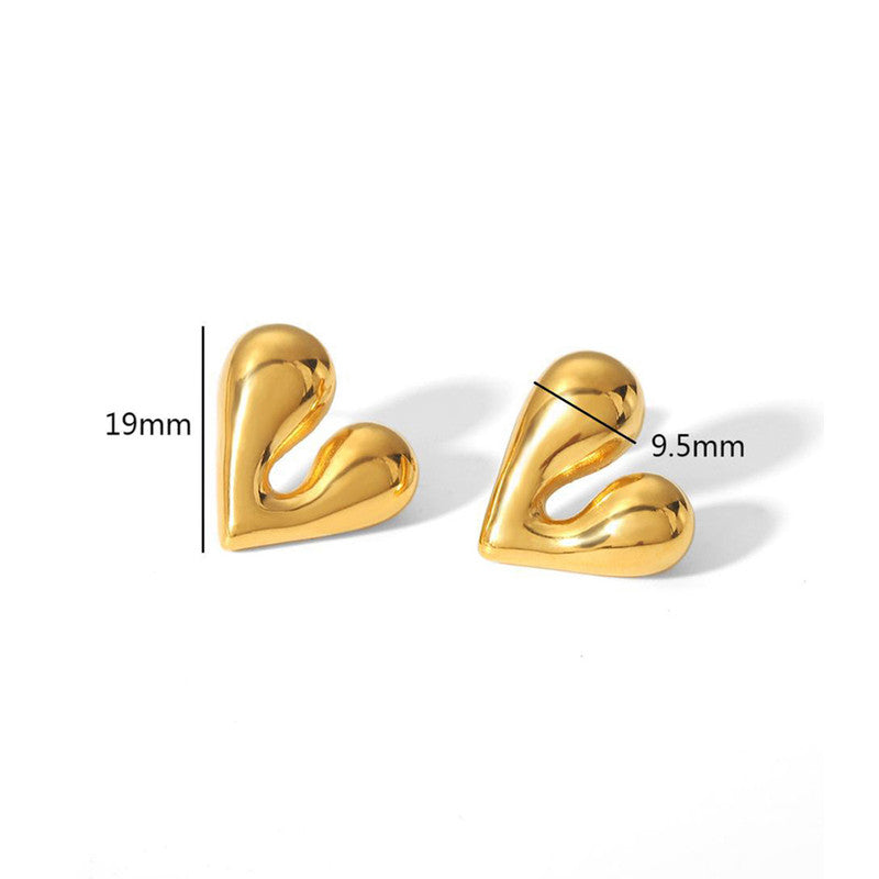 The Golden Heart Necklace Set