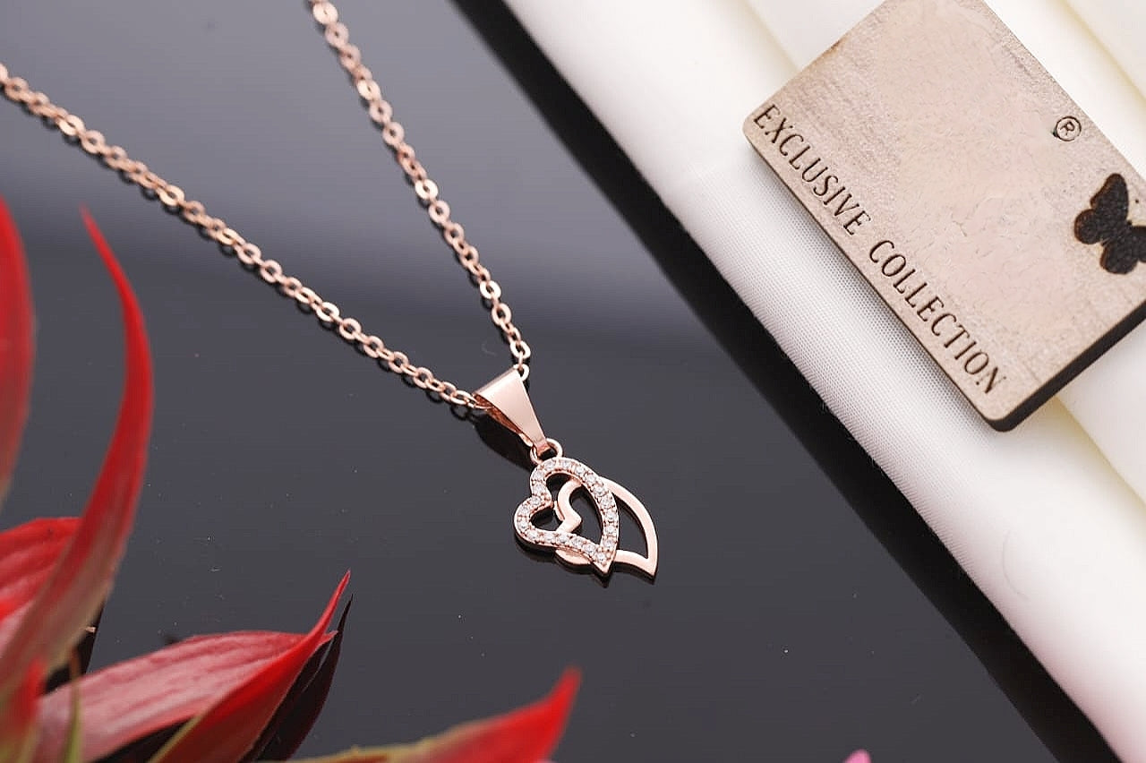 Gold-Plated Waterproof Pendant Chain - Durable, Tarnish-Free, Celebrity-Inspired Design