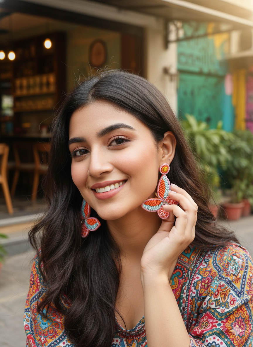 The Handcrafted Butterfly earrings