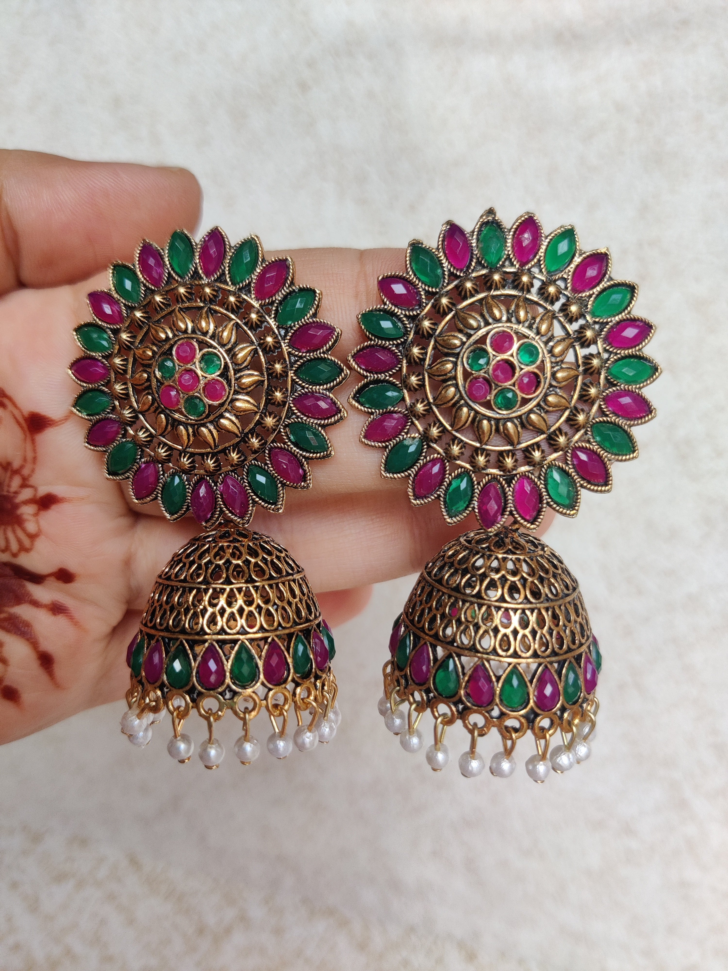 Jumka earrings