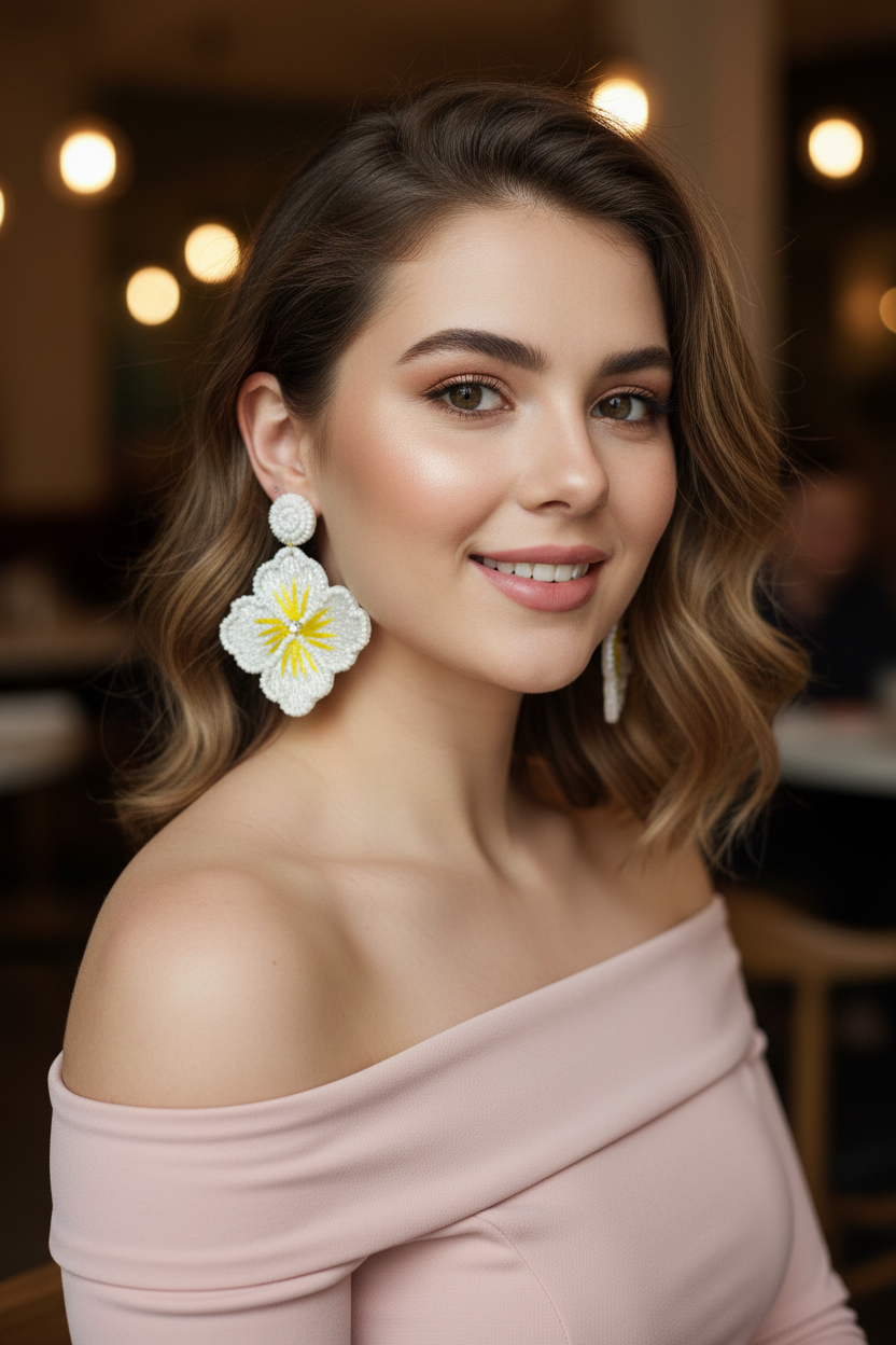 Moon flower Magic earrings