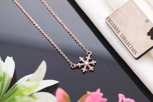 rose gold necklace